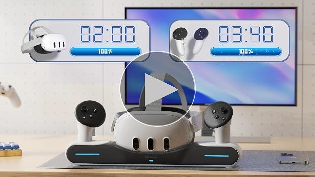 Amazon.co.jp: Maecker 高速ドック Meta Quest 3用 アクセサリ